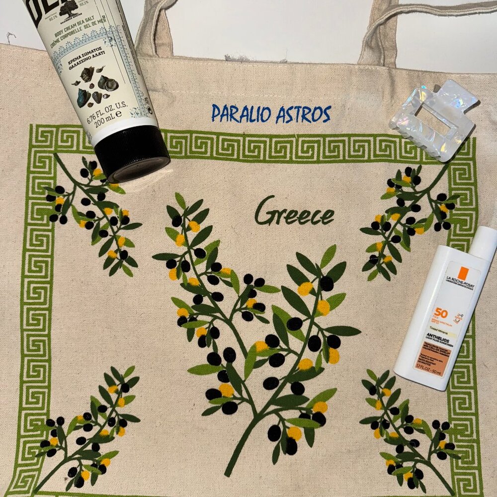 Greece Souvenir Tote